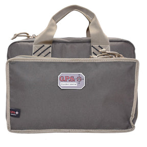 GPS - Quad Pistol Range Bag with Mag Storage - Rifle Green/Khaki
