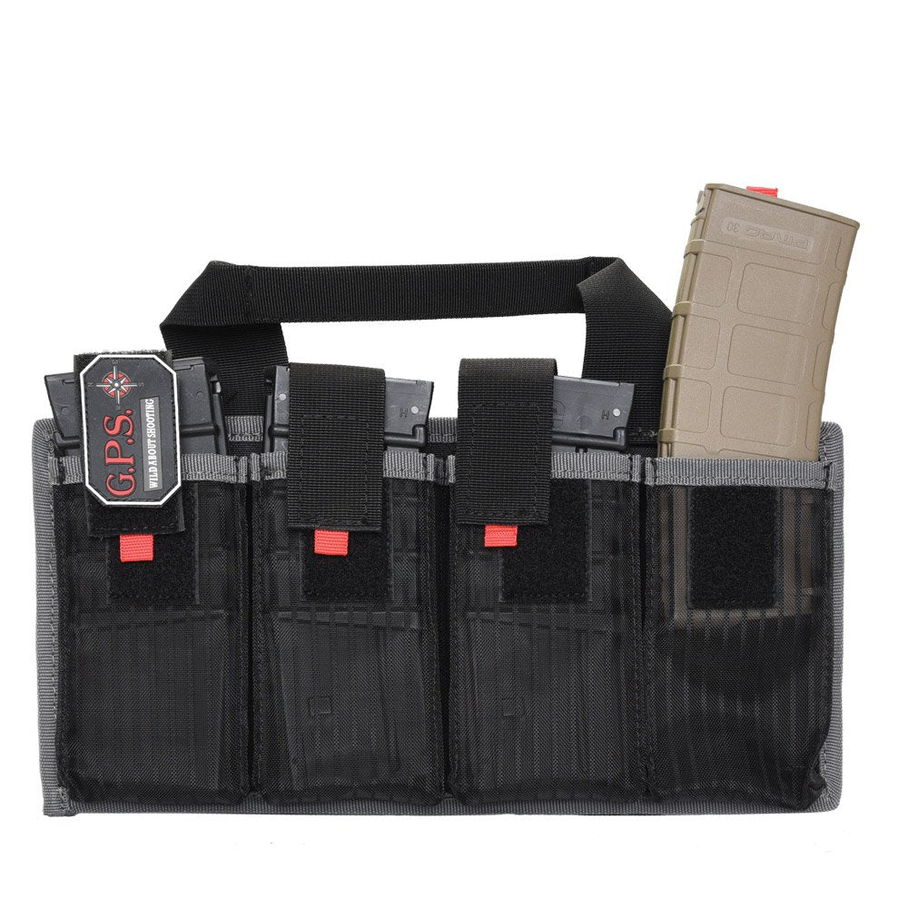 GPS - AR Magazine Tote Holds 8 Magazines - Black
