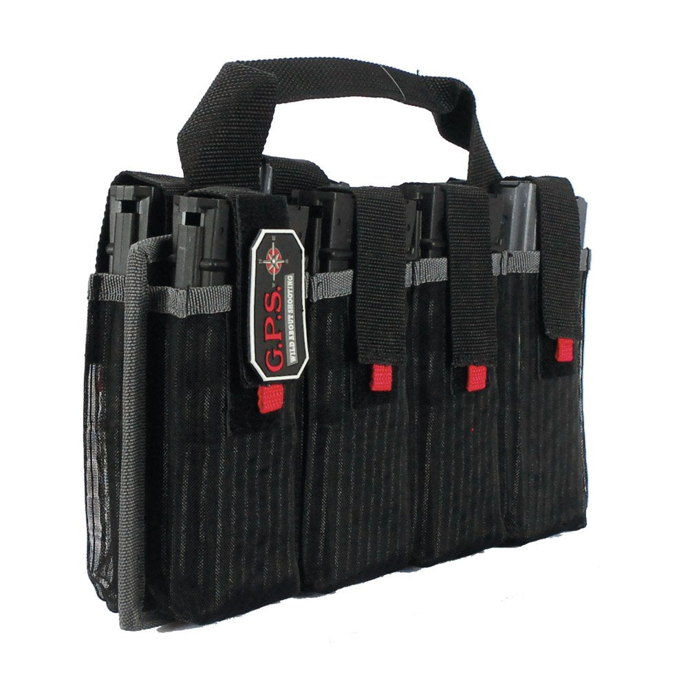 GPS - AR Magazine Tote Holds 8 Magazines - Black