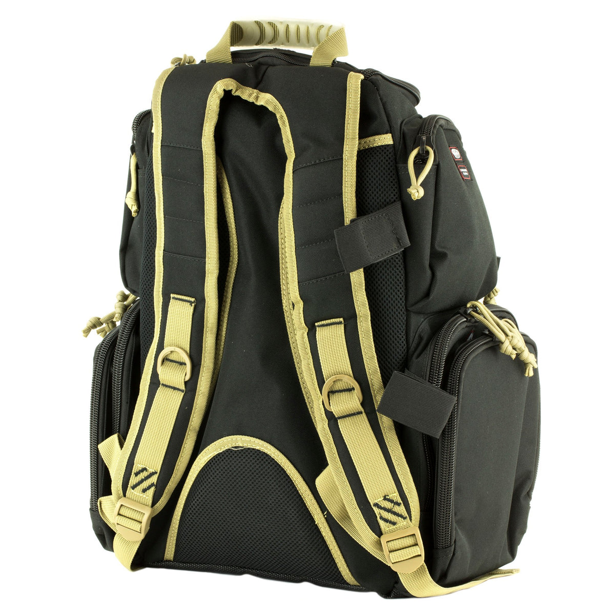 GPS - Handgunner Backpack with Cradle for 4 Handguns - Black/Tan