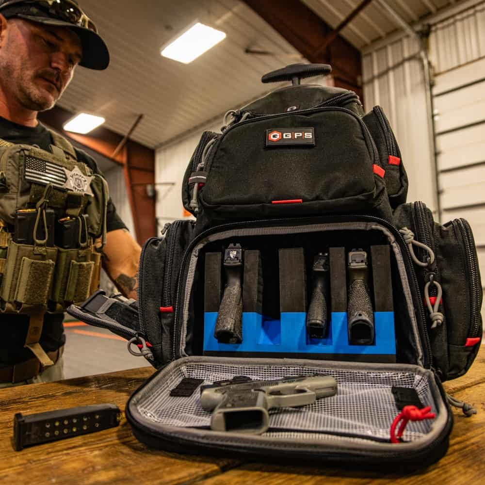 GPS - Rolling Handgunner Range Backpack