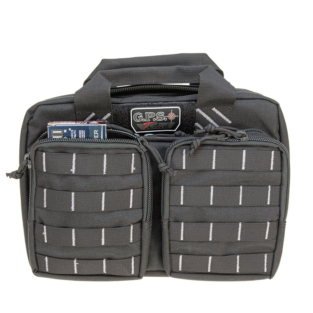 GPS - Tactical Quad +2 Pistol Range Bag - Black
