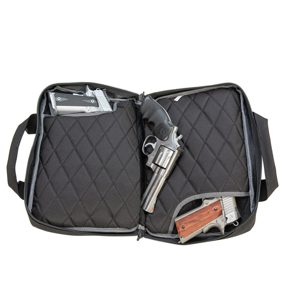GPS - Tactical Quad +2 Pistol Range Bag - Black