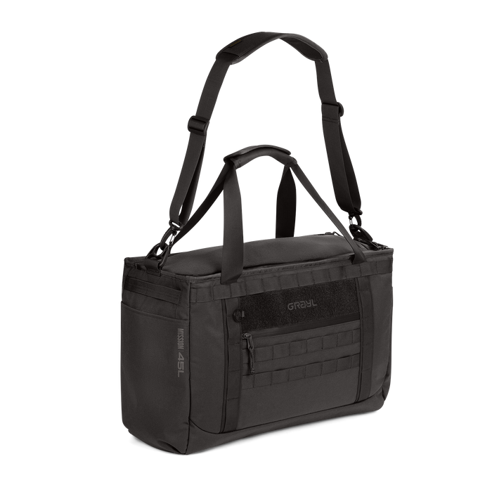 Grayl Mission Tote 45L in Covert Black