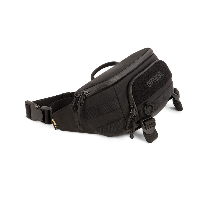 Grayl Transport Hip Pack 2L in Covert Black