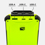 Dark Energy - Poseidon Pro Rugged Portable Battery 10,200mAh — Hi-Vis Green (3)