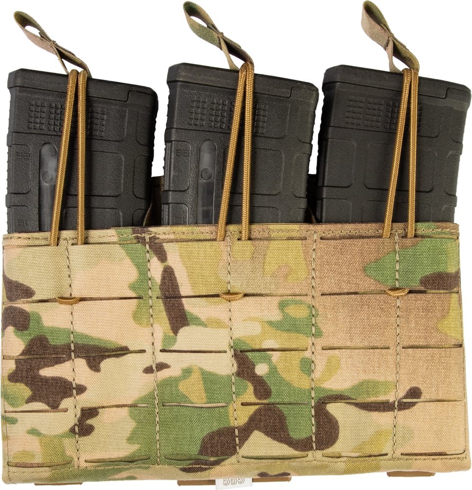 Grey Ghost Gear - Compact Triple Mag Panel 5.56, Laminate, Various Colors