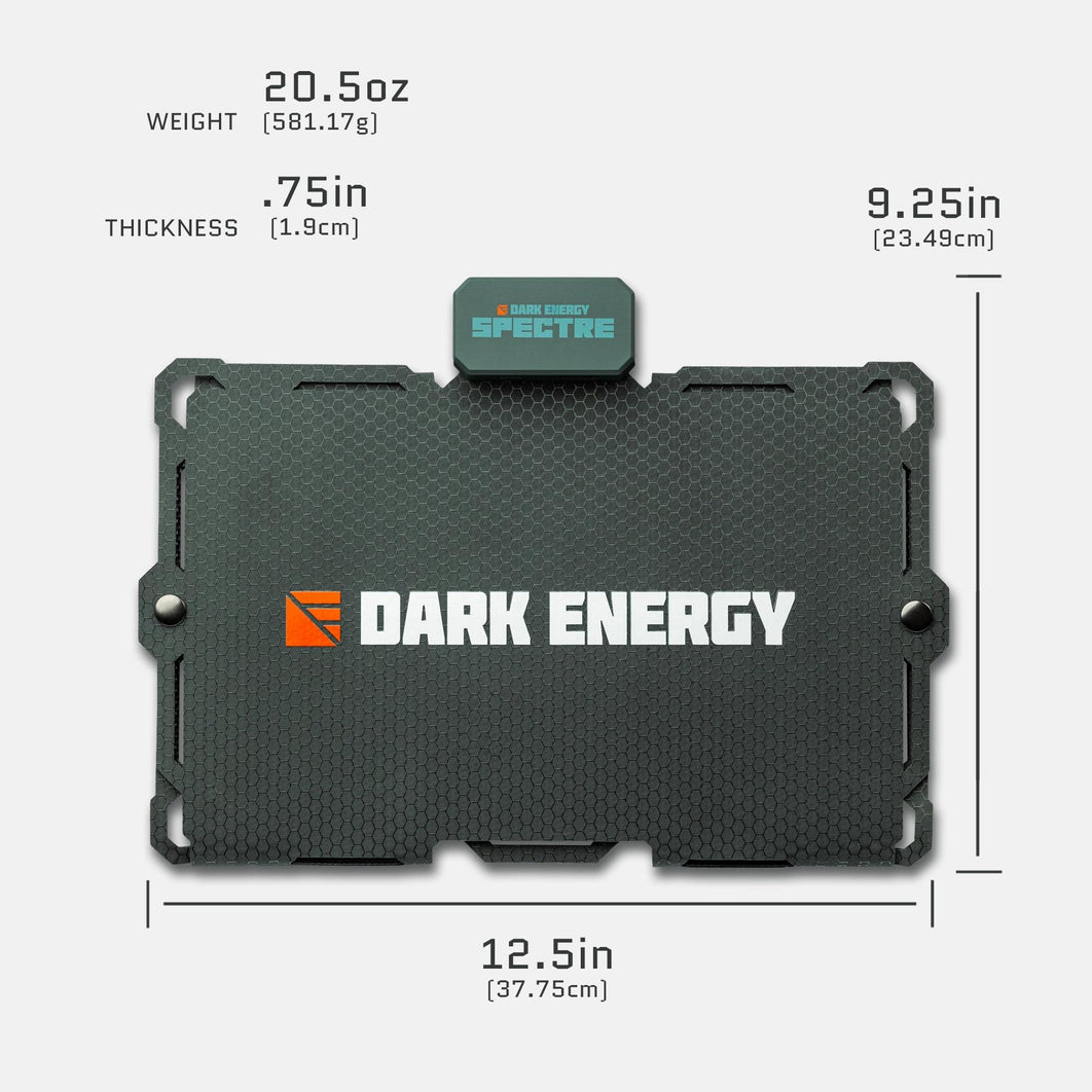 Dark Energy - Spectre 18W Ultra-Light Solar Panel
