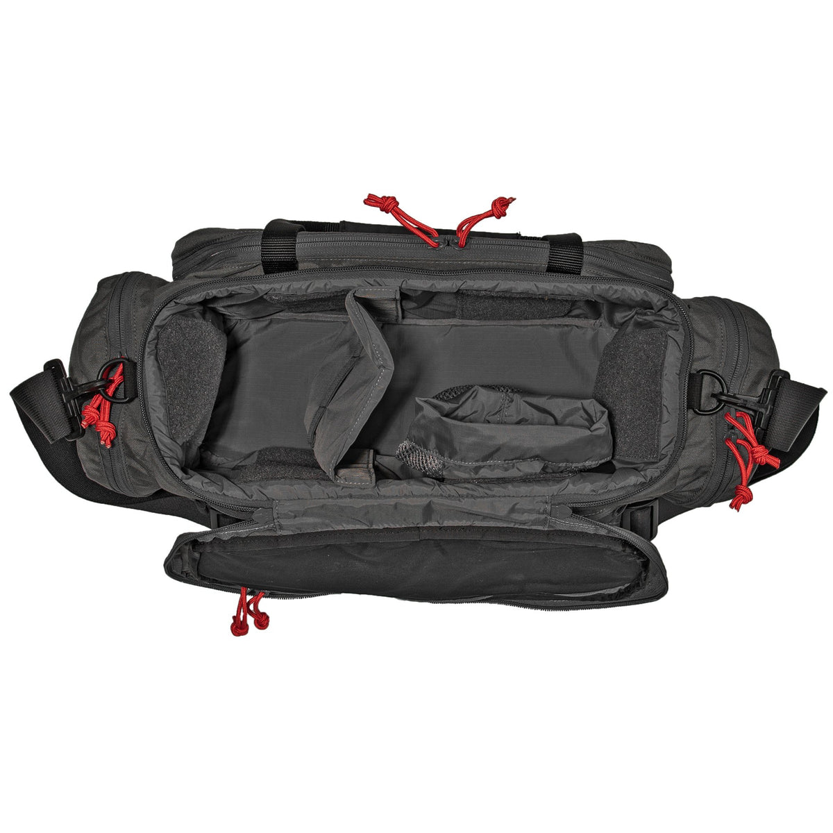Grey Ghost Gear - Range Bag Black with Red Zipper Pulls