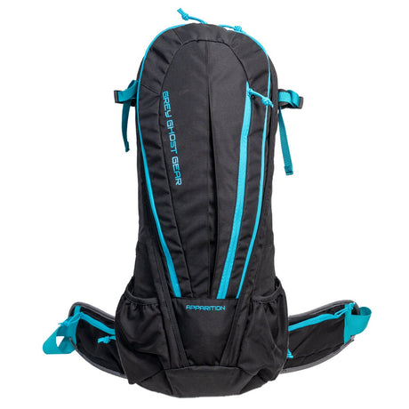 Grey Ghost Gear - Apparition SBR Bag in Black with Cyan Zips