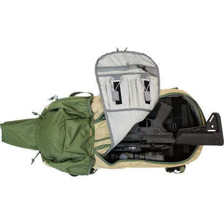 Grey Ghost Gear - Apparition SBR Bag in Black with Cyan Zips