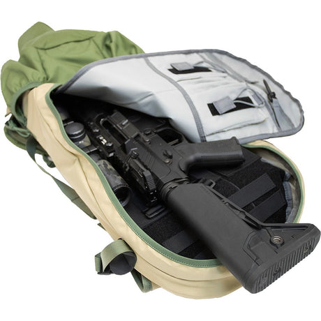 Grey Ghost Gear - Apparition SBR Bag in Black with Cyan Zips
