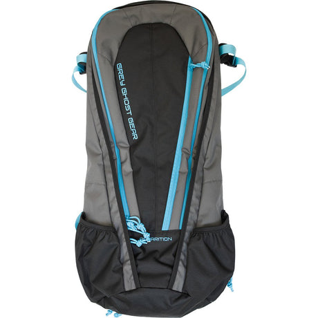 Grey Ghost Gear - Apparition SBR Bag in Black with Cyan Zips