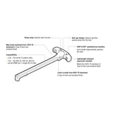 Daniel Defense - GRIP-N-RIP AR-15 Ambidextrous Charging Handle 556