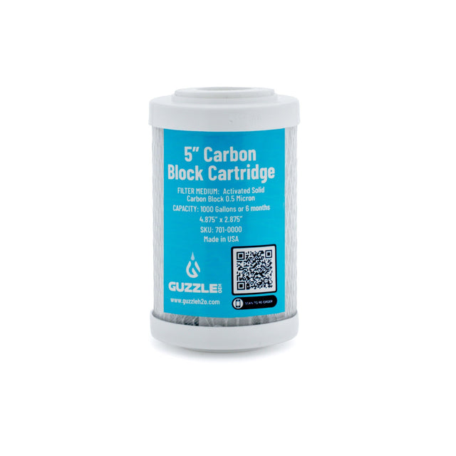 Guzzle H2O - 5 Inch Carbon Block Cartridge