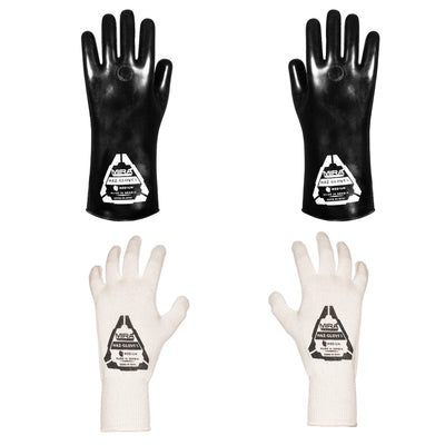 MIRA Safety - HAZ-GLOVES, Butyl Gloves for CBRN Protection