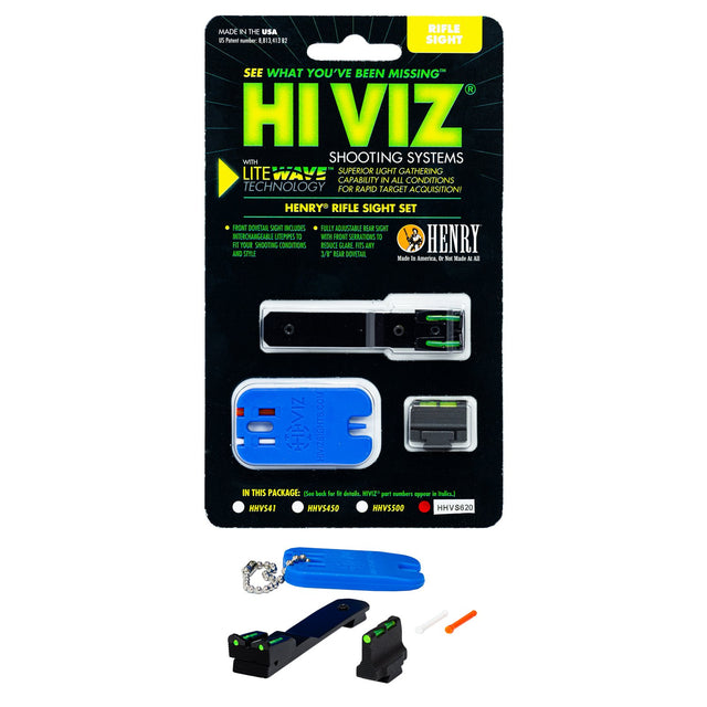 Hi-Viz - Fiber-Optic Sight Set for Henry Rifles