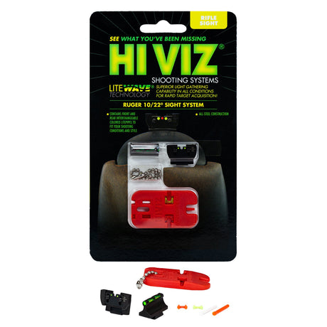 Hi-Viz - Interchangeable Sight Set for Ruger 10/22 — view 4