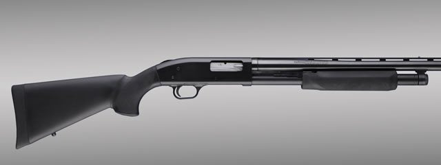 Hogue - OverMolded Shotgun Stock & Forend Kit Black