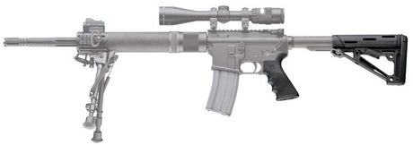 Hogue - AR-15 / M16 Kit OverMolded Beavertail Grip & Stock Black