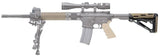 Hogue - OverMolded Collapsible Buttstock Fits Mil-Spec Buffer Tube FDE