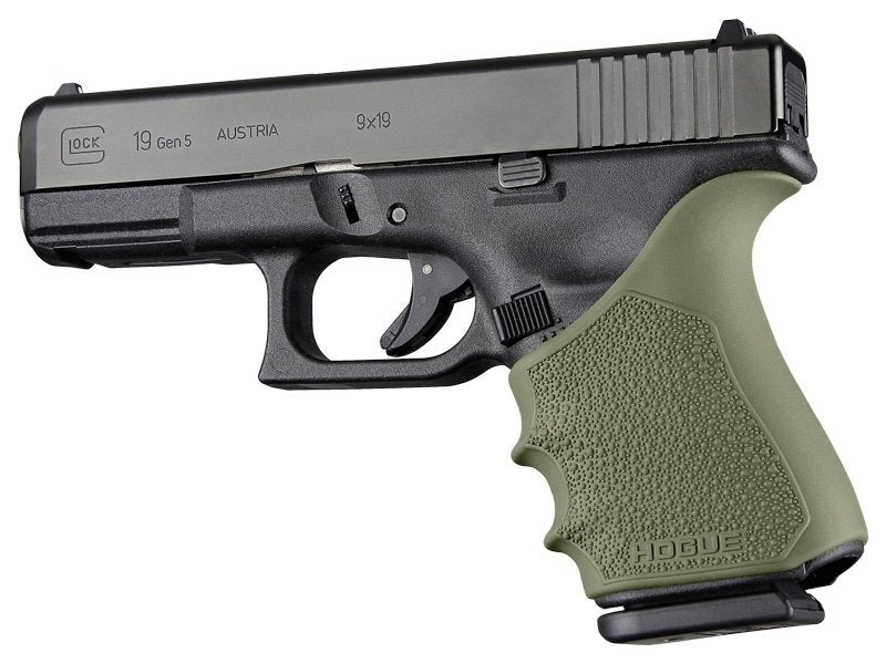 Hogue - HandALL Beavertail Grip Sleeve OD Green for Glock