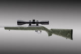 Hogue - Ruger 10-22 .920" Diameter Barrel Ghillie Green Rubber OverMol