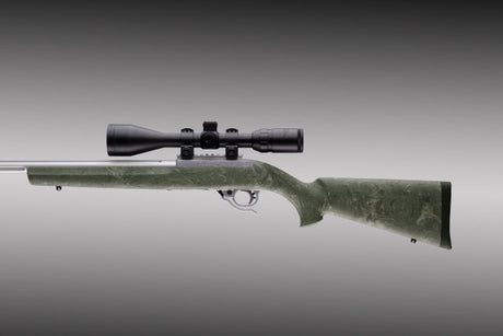 Hogue - Ruger 10-22 .920" Diameter Barrel Ghillie Green Rubber OverMol