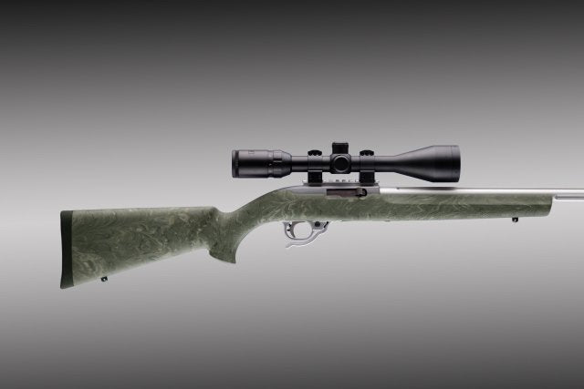 Hogue - Ruger 10-22 .920" Diameter Barrel Ghillie Green Rubber OverMol