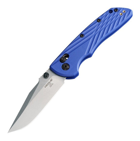Hogue - Deka Manual Folder 3.25" Clip Point Blade Blue Polymer
