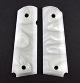 Hogue - Smooth Pearlized Polymer Grip Panels Ambi-Cut White
