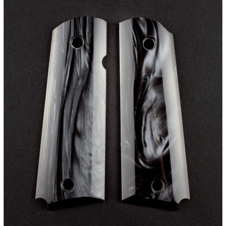 Hogue - Smooth Pearlized Polymer Grip Panels Ambi-Cut Black — view 4