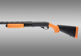 Hogue - OverMolded Shotgun Stock & Forend Kit - Less Lethal Orange