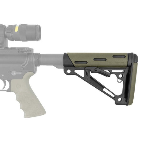 Hogue - OverMolded Collapsible Buttstock for AR-15 - OD Green — view 3