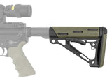 Hogue - OverMolded Collapsible Buttstock for AR-15 - OD Green
