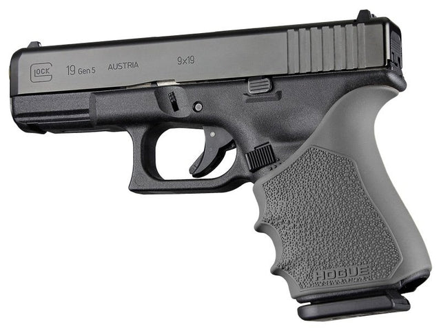 Hogue - HandALL Beavertail Grip Sleeve for GLOCK 19/23/32/38 - Slate