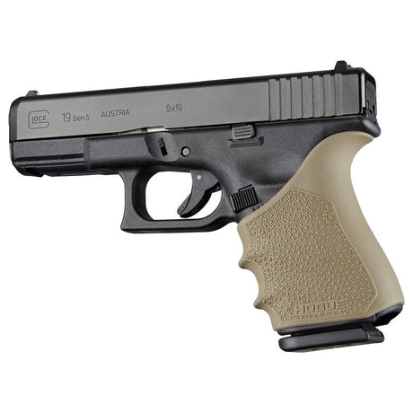 Hogue - HandALL Beavertail Grip Sleeve - FDE for GLOCK 19/23/32/38 — view 2
