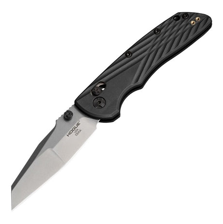 Hogue - Deka Manual Folder 3.25" Wharncliffe Blade Black