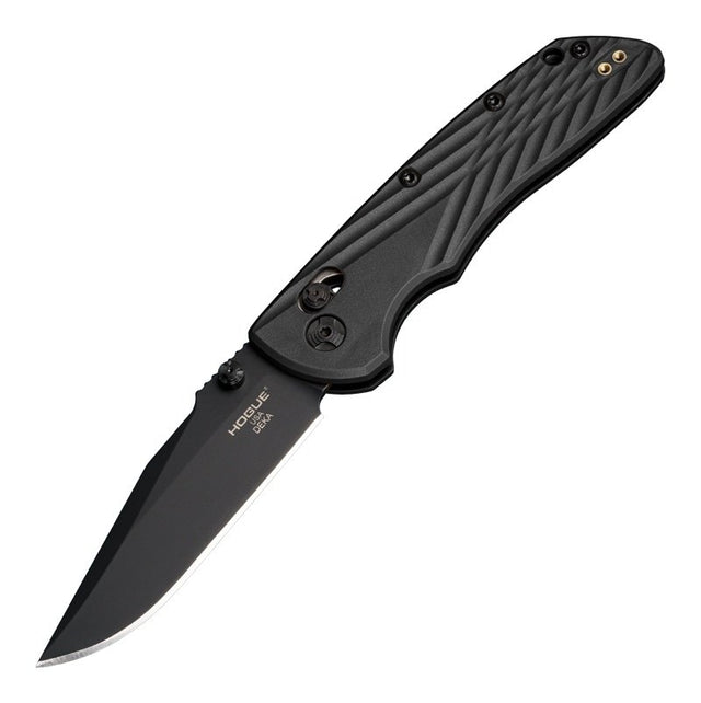 Hogue - Deka Manual Folder 3.25" Clip Point Blade Black Cerakote