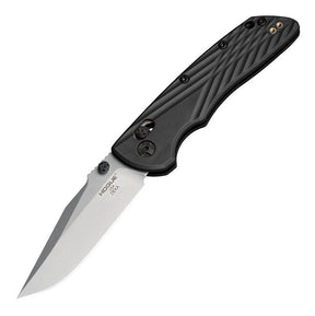 Hogue - Deka Manual Folder 3.25" Clip Point Blade Black