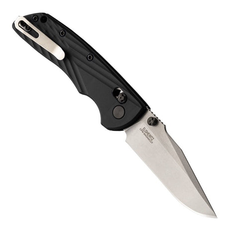 Hogue - Deka Manual Folder 3.25" Clip Point Blade Black
