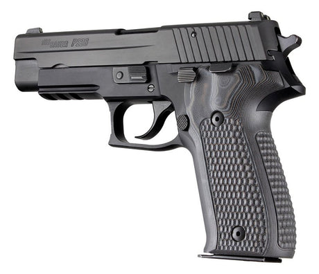 Hogue - Piranha G10 Grip - G-Mascus Black/Grey for SIG P226