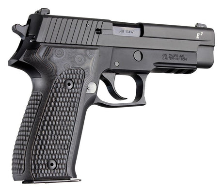 Hogue - Piranha G10 Grip - G-Mascus Black/Grey for SIG P226