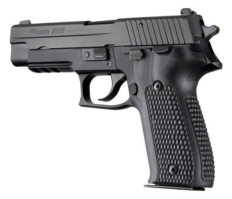 Hogue - Piranha G10 Grip for SIG SAUER P226 - Solid Black