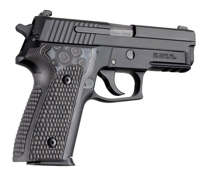 Hogue - Piranha Grip G10 for SIG Sauer P228/P229 - G-Mascus Black/Gray