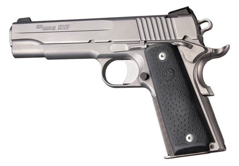 Hogue - 1911 Govt. Model Cobblestone OverMolded Rubber Grip Panels