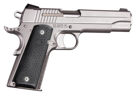 Hogue - 1911 Govt. Model Cobblestone OverMolded Rubber Grip Panels