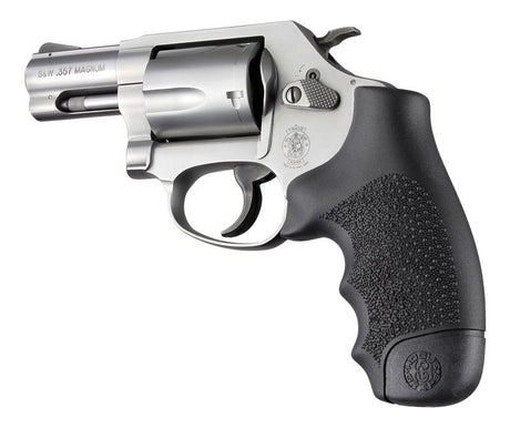 Hogue - OverMolded Rubber Full Size Monogrip for S&W J-Frame - Black