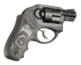 Hogue - Smooth G10 Grip for Ruger LCR & LCRx - G-Mascus Black/Grey