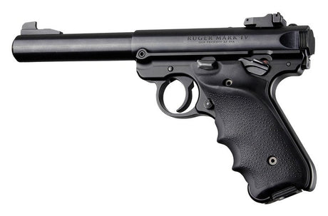 Hogue - Ruger MK IV Black Rubber Grip with Finger Grooves